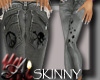 Skinny Jeans Faded Black