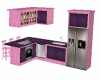 Pink and Purple Kitchen