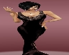 silky dress with beads