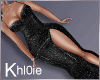 K NYE black  gown