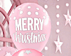 Pink Christmas Balloons