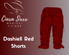 Dashiell Red Shorts