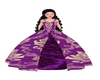 Kids Royal Purple Gown