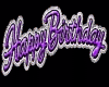 Happy Birthday (purple)