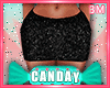 ❥Shimmer Blk Skirt