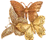 Golden Glitter Butterfly