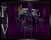 ~F~ Purple Patio Table