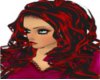 Deep Red Passion Hair