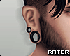 ✘ Double Ear Plugs. B