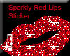 Sparkly Red Lips
