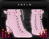 Pink Lolita Boots