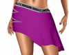 purple laced skirt