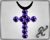 ||X|| Goth Cross Purple