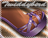 Strapped Heels Purple