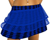 Houndstooth Skirt Blue