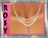 Diamond pink necklace
