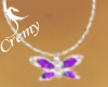 ¤C¤ Purple butterfly (N)