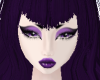 Goth purple cute makeup