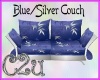 C2u Blue Silver Couch 1