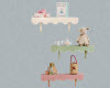 Kids shelves w/toys