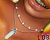 💎Gem Necklace |Silver