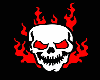 Animated Flaming Skull