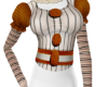 Pennywise Orng Clown Top