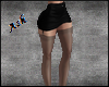 Ash. Black Skirt Garters