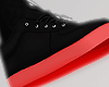 Black red shoe light