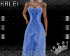 ♔K Princess GownDkBlue