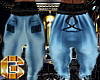 G00 Jumpsuit Blue Baggy