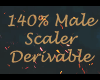 140% Male Scaler [Deriv]
