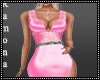 Pink Satin Dress