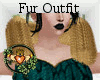 Green Fur Dress