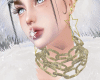 MxU- gold chain necklace