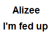 alizee - im fed up