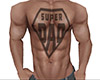 Super Dad Tattoo Front M