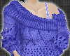 *Blue Wool Sweater