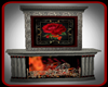 !     RED ROSE FIREPLACE