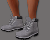 Gray Hiking Boots