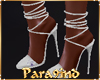 P9)Stylish White Heels