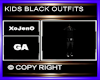 KIDS BLACK OUTFITS