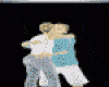 dj light couple hugging