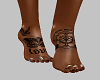 feet w/ tatoo & rings
