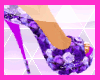 purple rose peeptoes
