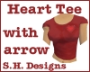 Heart Arrow T Shirt