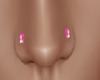 Pink Nose Piercings