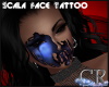 CR*Scarla Face Tattoo