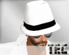 TRC White Trilby Hat