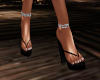 Black Sandal W Anklets